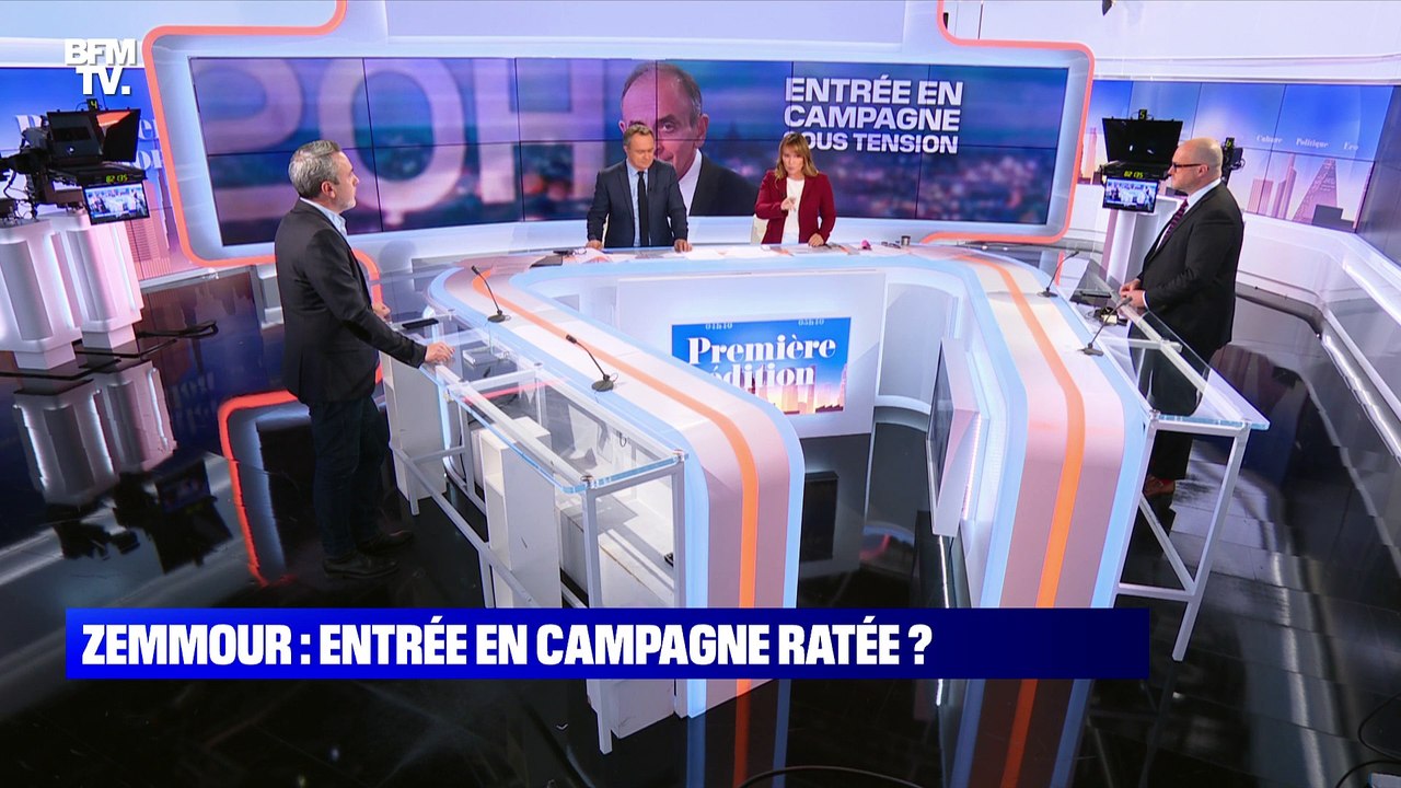 Zemmour : entrée en campagne ratée ? - 01/12