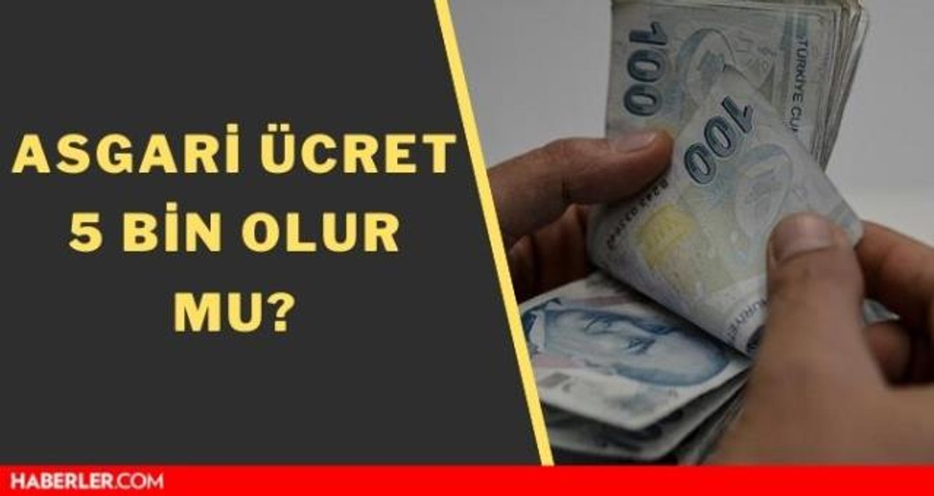 2022 asgari ücret 5 bin lira olur mu? Toplantı başlıyor! Asgari ücret beş bin mi olacak? DİSK asgari ücret talebi ne kadar?