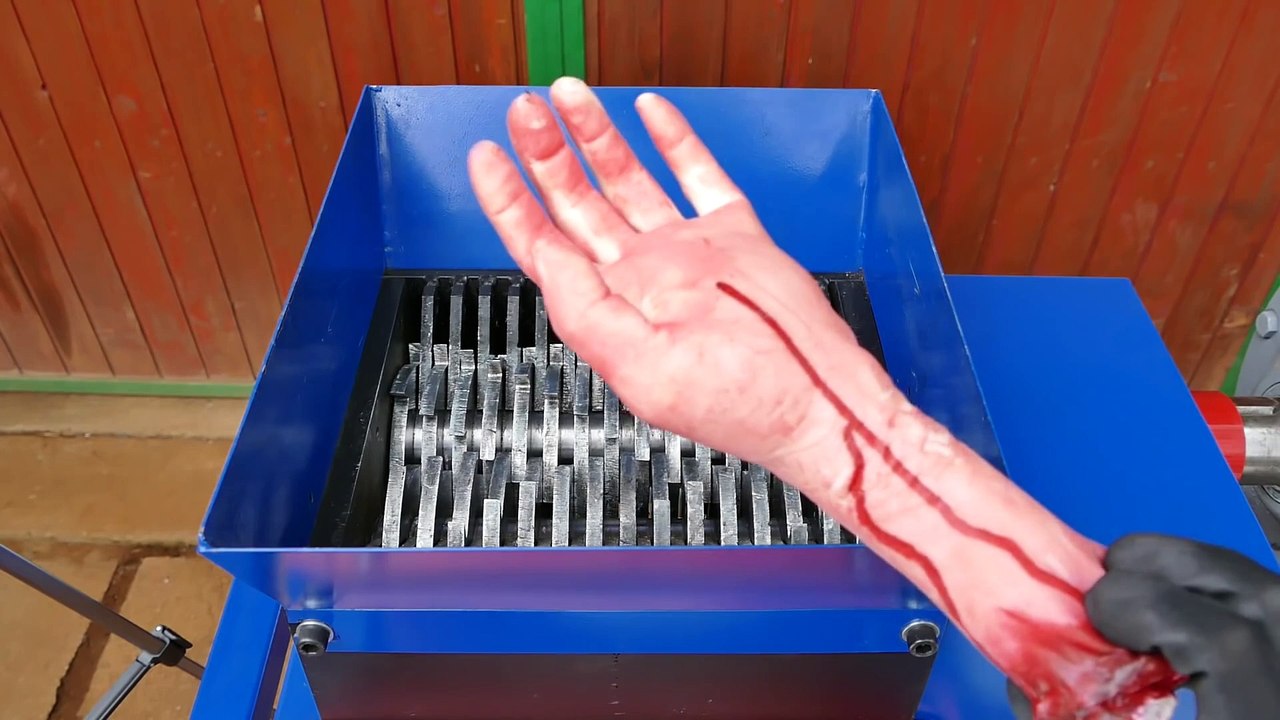 SHREDDING PLASTIC HANDS!