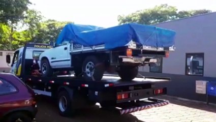 Caminhonete S-10 que foi furtada no Esmeralda é recuperada pela PM