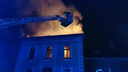 Violent incendie à Courcelles