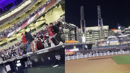 'Atlanta Braves fans do the Tomahawk Chop in unison ahead of World Series Game 6 '