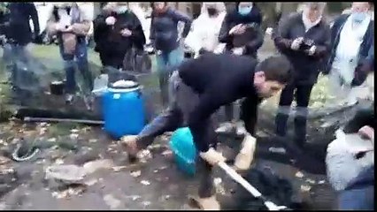 Alexandre dératise avec ses furets