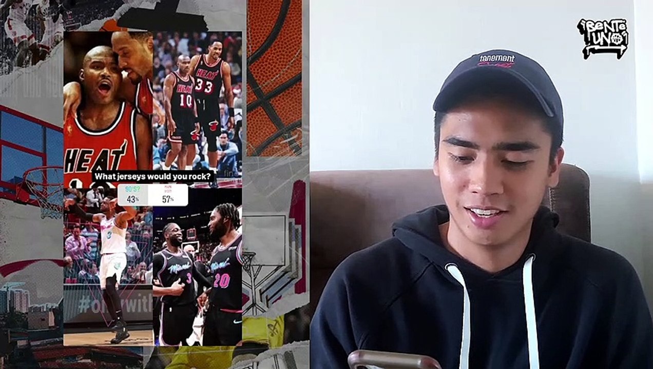 Bente Uno (Fan React): '90s Heat or Miami Vice City jerseys