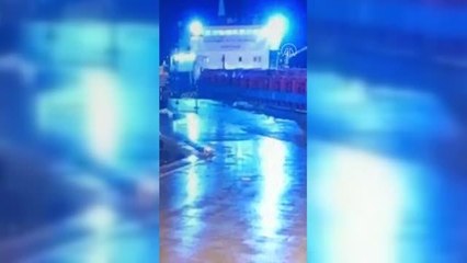 ZONGULDAK - Halatın çarpması sonucu denize düşen Azeri gemi personeli kayboldu