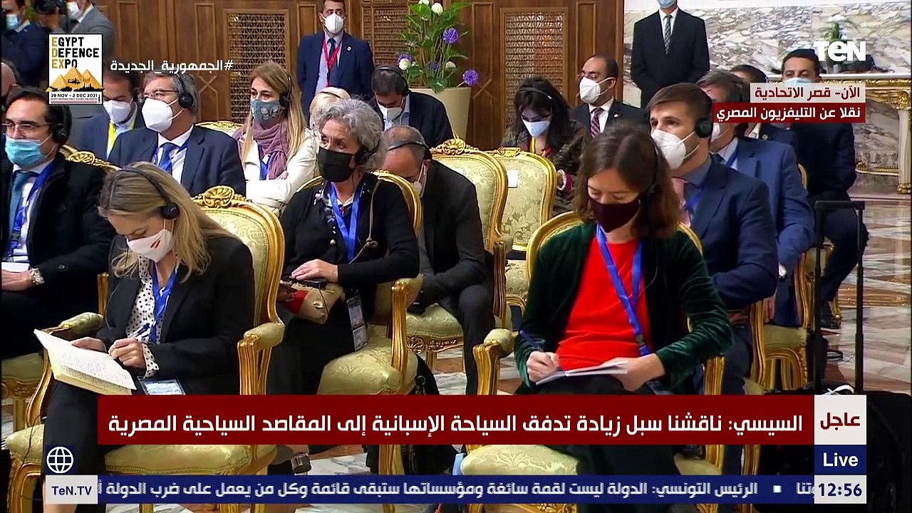 مؤتمر صحفي للرئيس عبد الفتاح السيسي ورئيس حكومة مملكة إسبانيا بيدرو سانشيز بقصر الاتحادية