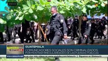Periodistas de Guatemala celebran su día en medio de asedio y agresiones
