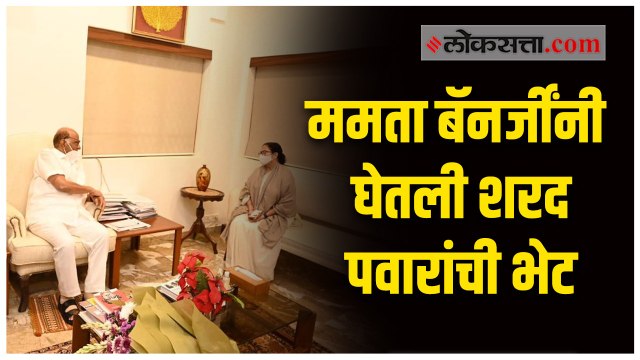 शरद पवार-ममता बॅनर्जी बैठकीत काय घडलं?; पवारांची भेट घेण्यासाठी ममता बॅनर्जी सिल्व्हर ओकवर दाखल