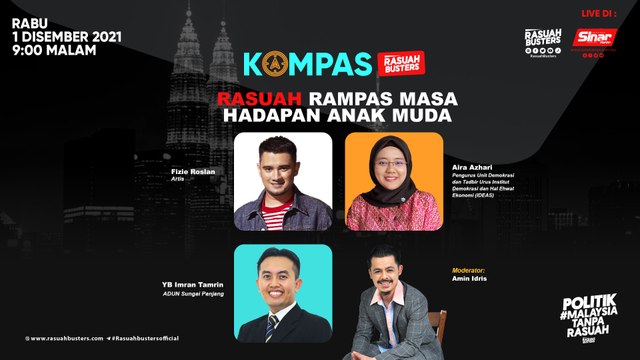 [LIVE]: RASUAH RAMPAS MASA HADAPAN ANAK MUDA