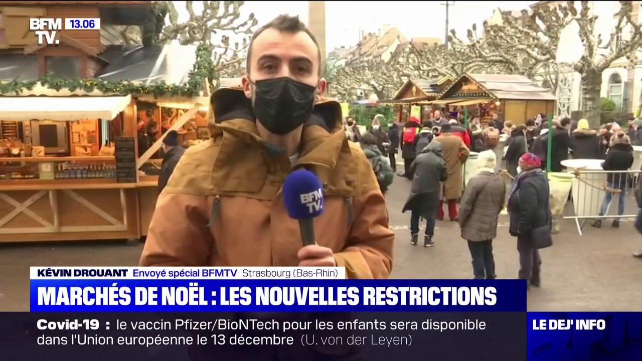 Contrôle du pass, port du masque, fermeture à 20h... Les nouvelles restrictions du marché de Noël de Strasbourg