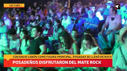 Posadeños disfrutaron del Mate Rock