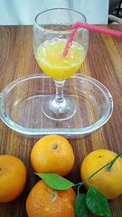 Orange fruit juice.amazing idea and trick.