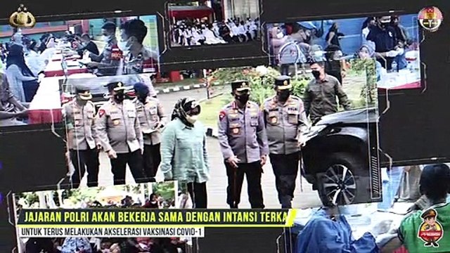 Jelang Nataru Polri Gencarkan Vaksinasi Massal Antisipasi Lonjakan Angka Covid-19