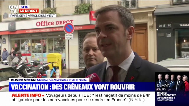 Olivier Véran: On ne peut pas vacciner 18 millions de personnes en une semaine