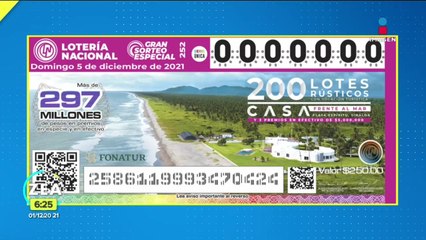 Lotería Nacional rifará casa frente al mar con un valor de más de 28 mdp