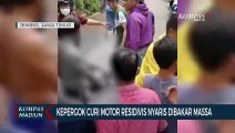 Kepergok Curi Motor Residivis Nyaris Dibakar Massa