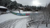 Murat Dağı'nda kar kalınlığı 10 santimetreye ulaştı