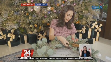 Kapuso stars, ipinasilip ang kani-kanilang mga Christmas decorations at home | 24 Oras