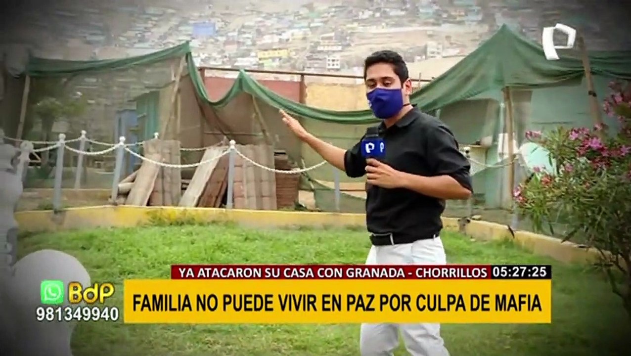Lanzan granada de guerra a vivienda familiar: mafias por tráfico de terrenos estarían tras ataque