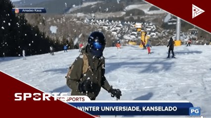 30th Winter Universiade, kanselado
