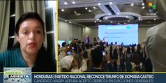 Partido Oficialista hondureño reconoce derrota ante triunfo de Xiomara Castro