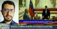 Gobierno de Venezuela se reúne con gobernadores electos de la oposición