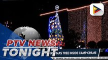 PNP lights up Christmas tree inside Camp Crame | via @Bea Bernardo, PTV4