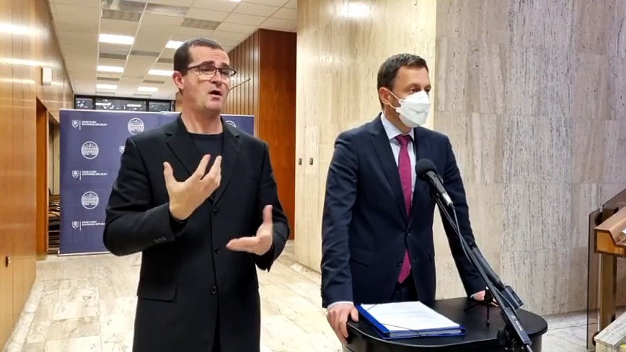 ZÁZNAM: Brífing premiéra E. Hegera