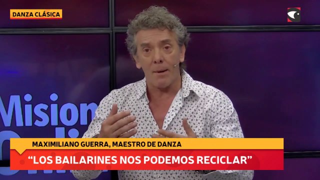 “Los bailarines nos podemos reciclar”