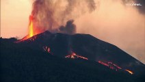 Segunda erupción en La Palma con más fuerza y nuevas coladas de lava tras un parón de 30 horas