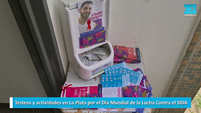 Testeos y actividades en La Plata por el Día Mundial de la Lucha Contra el SIDA