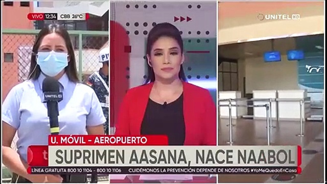 Aeropuerto de Cochabamba opera con normalidad