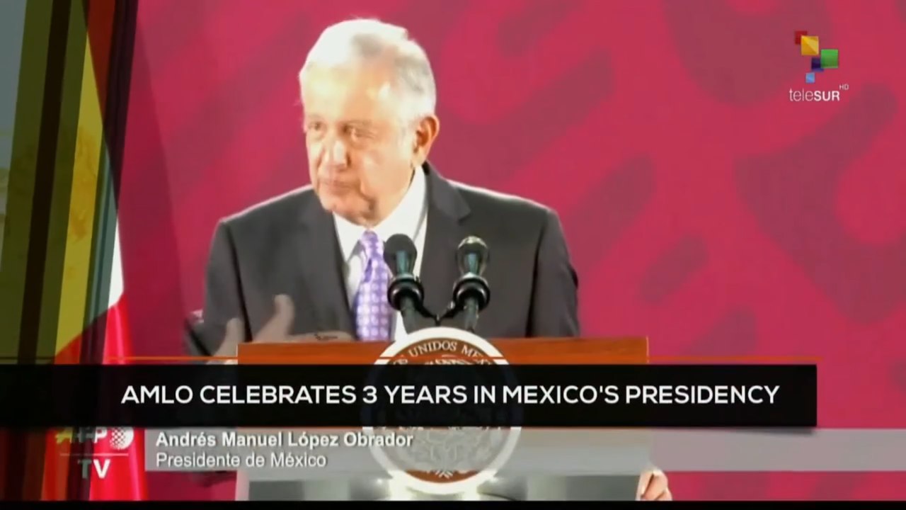 FTS 12:30 01-12: AMLO celebrates 3 years in Mexico´s presidency