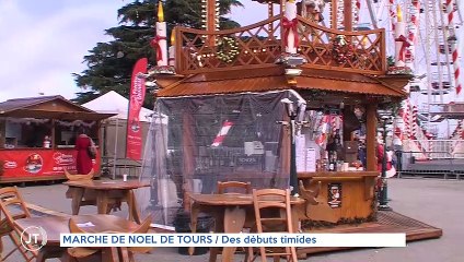 Marché de Noël de Tours / des débuts timides