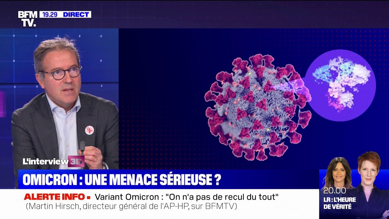 Martin Hirsch, directeur de l'AP-HP, sur le variant Omicron: "On est inquiet, la situation est déjà très difficile"