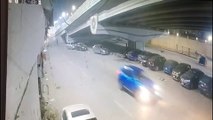 كاميرات مراقبة ترصد شخصين لحظة سرقتهما سيارة بشارع ترسا فى الهرم