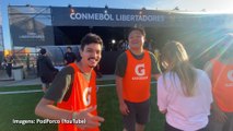 Veja os bastidores do PodPorco na cobertura da final da Libertadores