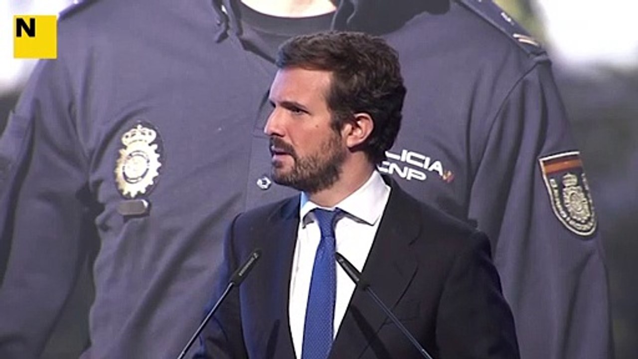 Casado, en un congrés policial: "Podemos és ple d'agressors contra l'autoritat"