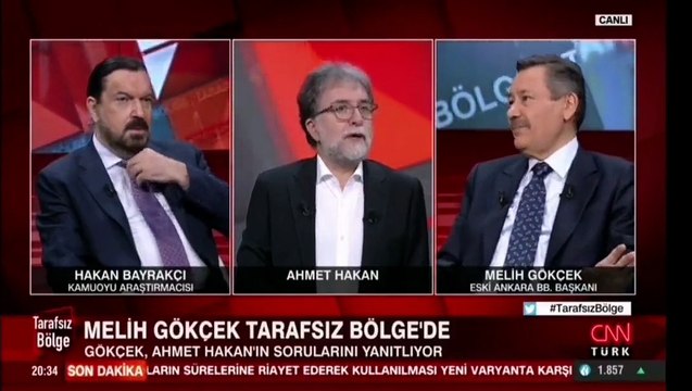 Melih Gökçek'ten ortalığı karıştıracak FETÖ itirafı! Ahmet Hakan, Hakan Bayrakçı şok oldu...