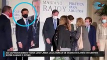 Así captaron desde todos los planos las cámaras de OKDIARIO el frío encuentro entre Casado y Ayuso