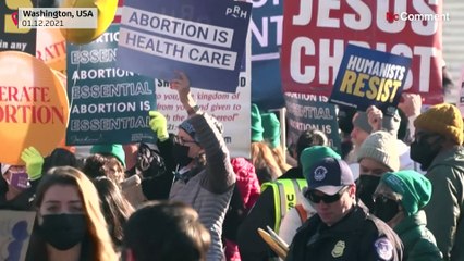 شاهد: مظاهرات قبيل حكم المحكمة الدستورية الأمريكية بشأن الإجهاض