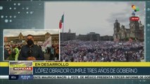 Presidente López Obrador cumple tres años al frente del Gobierno mexicano