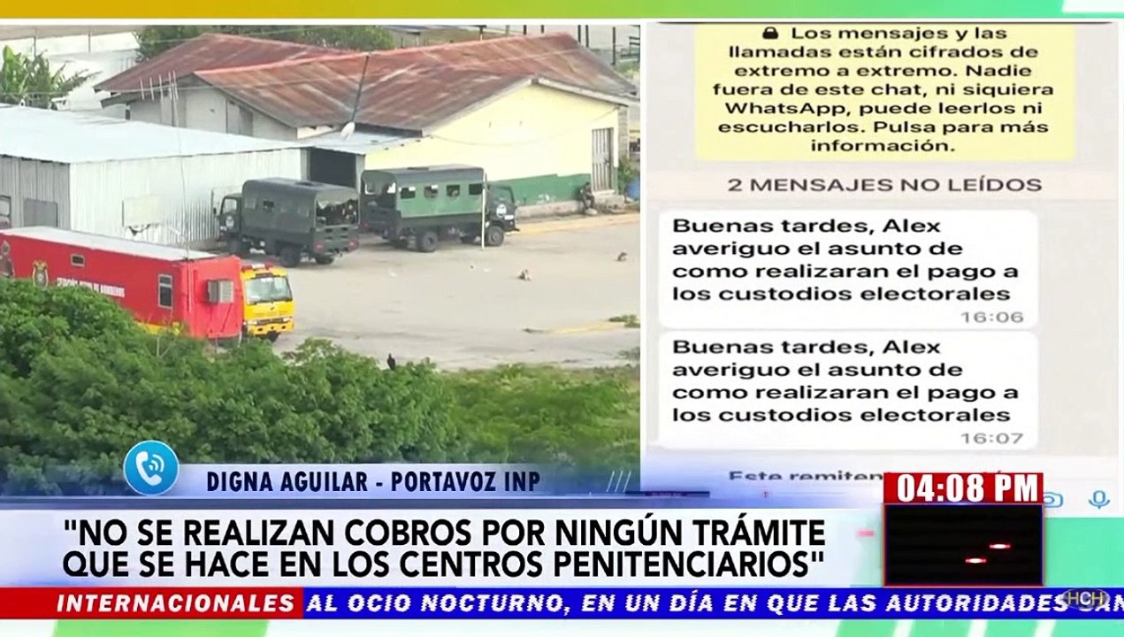 Digna Aguilar INP: "Familiares de privados de libertad deben denunciar si les piden pagos por trámites"