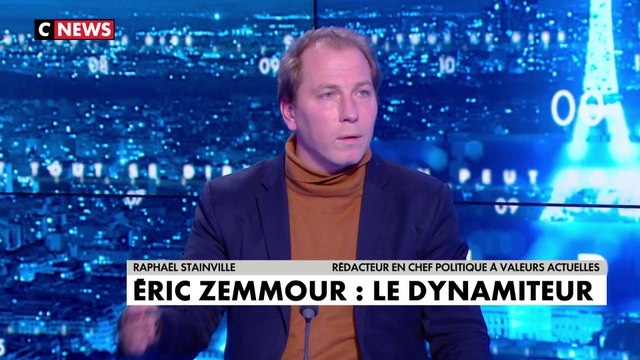 Raphaël Stainville : «Éric Zemmour à un poids politique depuis longtemps et l'émergence du phénomène Zemmour date de la télévision»