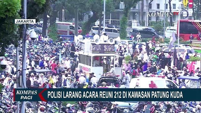Antisipasi Massa Reuni 212 Nekat ke Kawasan Patung Kuda, Polisi Lakukan Sejumlah Penyekatan Jalan