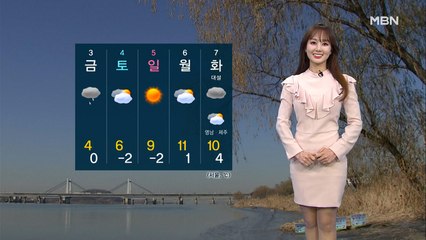 [굿모닝MBN 날씨]어제보다 더 추워진 출근길…대관령 체감 추위 -16.4℃