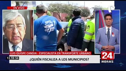 Luis Quispe sobre papeletas a vecinos: los municipios han establecido multas por encima del reglamento