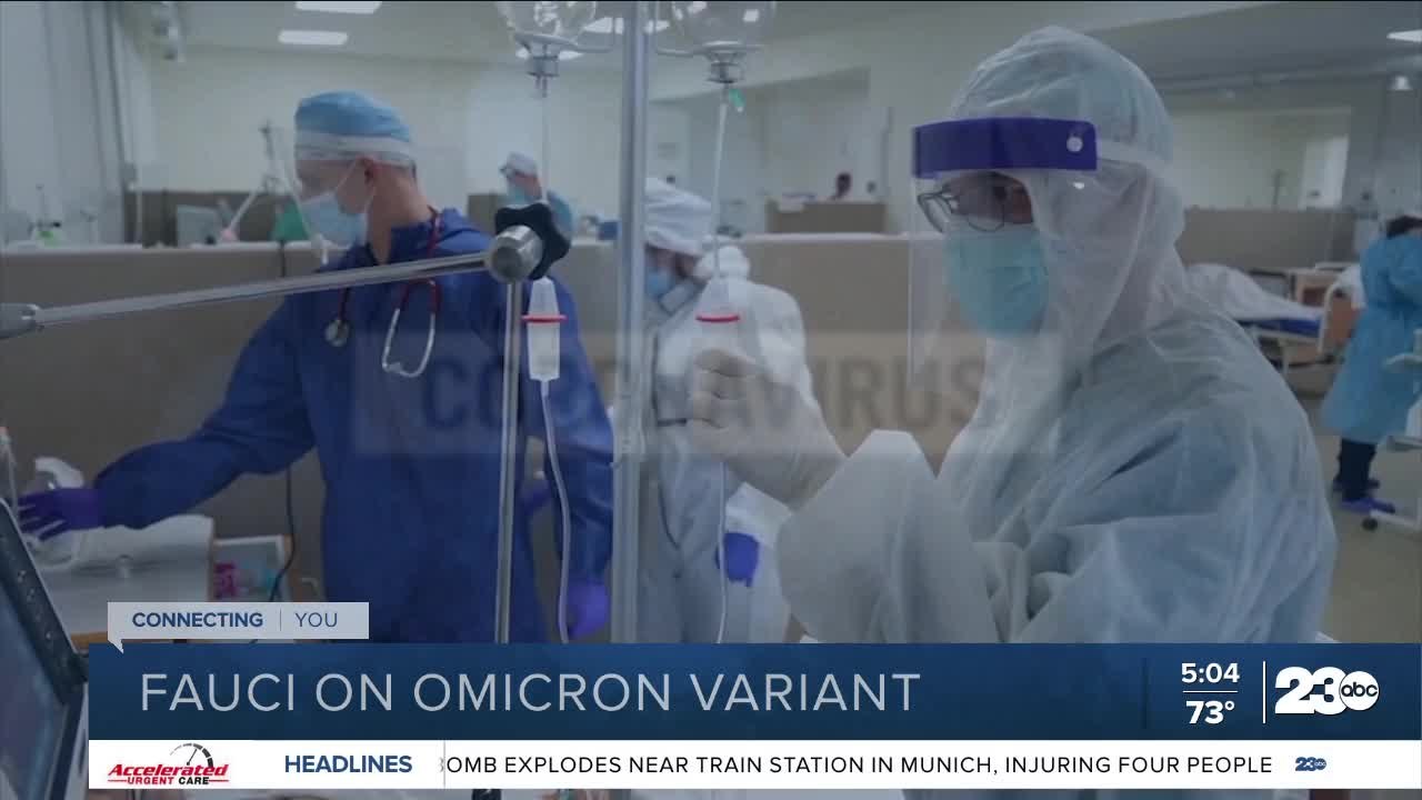 Dr. Anthony Fauci speaks on Omicron varian