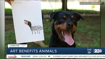 Students' art benefits animals up for adoption