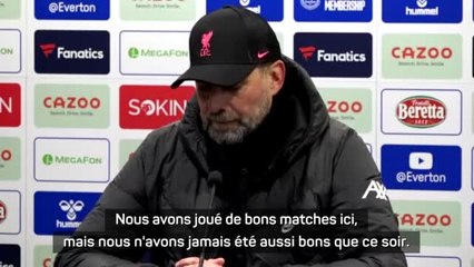 14e j. - Klopp : "Notre meilleur match à Goodison depuis que je suis ici"